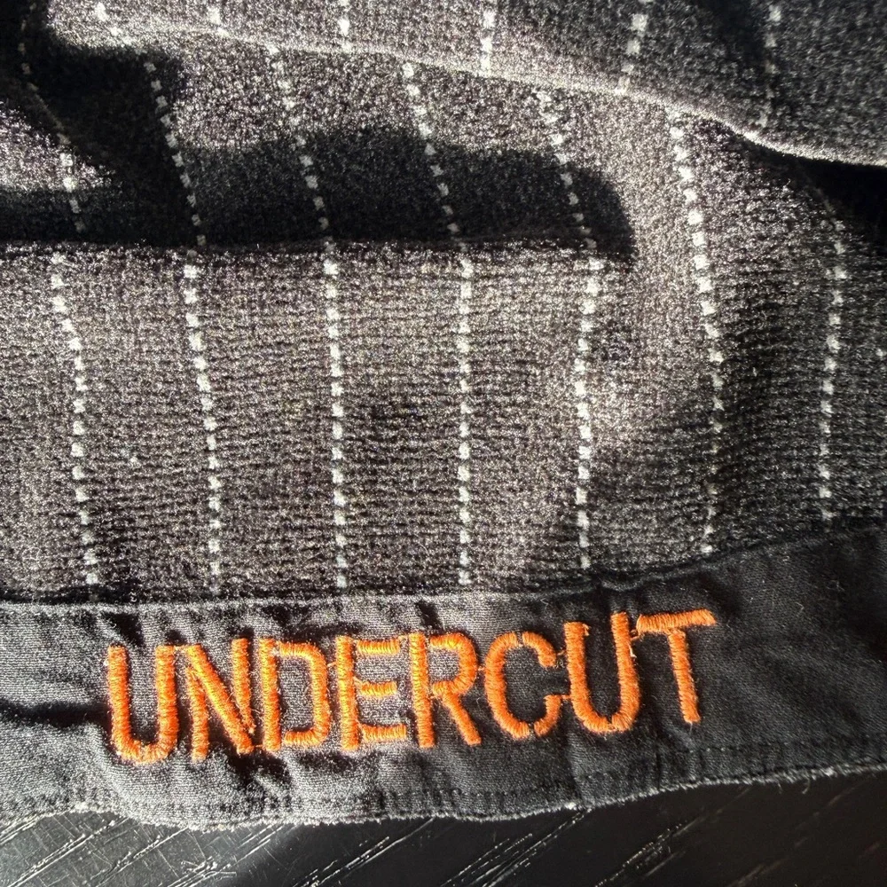 Undercut Authentic Casuals Rookie Edition Pinstripe Button Up Shirt Size L